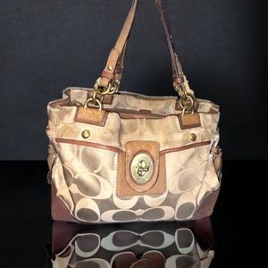 🚨SOLD🚨🎉🥳HOST PICK🥳🎉GUC Vintage Coach Peyton Satchel w/Python Embossed Trim